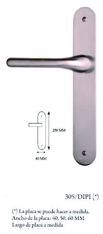 Manivelle avec plaque longue 305 Dipi MM9113