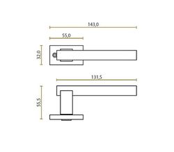 Poignée de manivelle JOLIE CORE J-0250, argent antique MM0250
