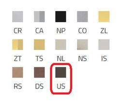 Manivelle de fenêtre BIOS Olivari