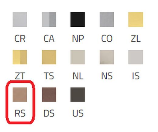 Manivelle de fenêtre Olivari CONCA