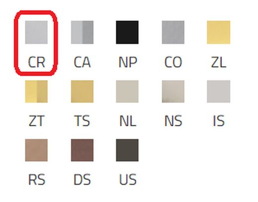 Manivelle de fenêtre FLAMINIA par Olivari