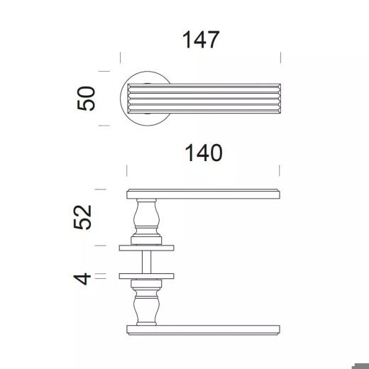Manivelle ELEONORA par DND MM0640XX50