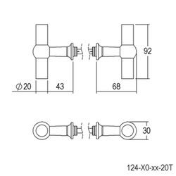 Manivelle 124XT Quincalux MM2126