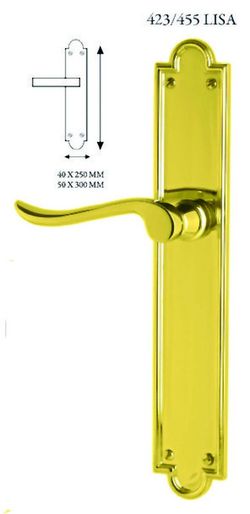 Manivelle avec plaque de style anglais MM2650