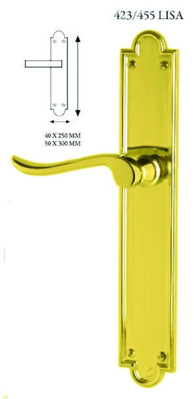 Manivelle avec plaque de style anglais MM2650