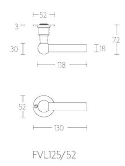 Maneta FVL125/52 Formani Ferrovia MM1508