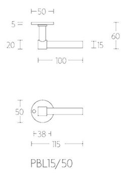 Manivelle PBL15/50 Formani One Piet Boon MM2715