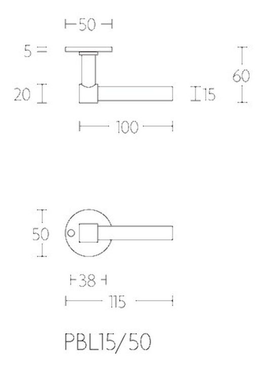 Manivelle PBL15/50 Formani One Piet Boon MM2715