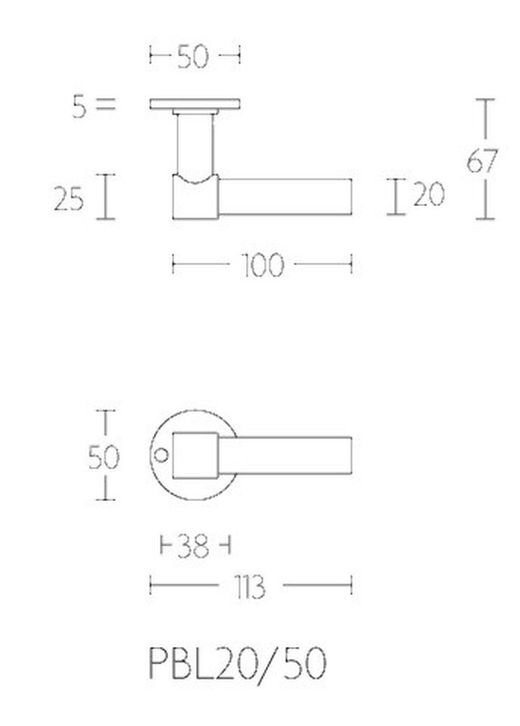 Manivelle PBL20/50 Formani One Piet Boon MM2720