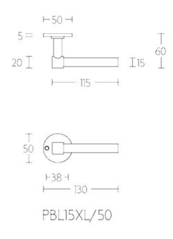 Manivelle PBL15XL/50 Formani One Piet Boon MM2725