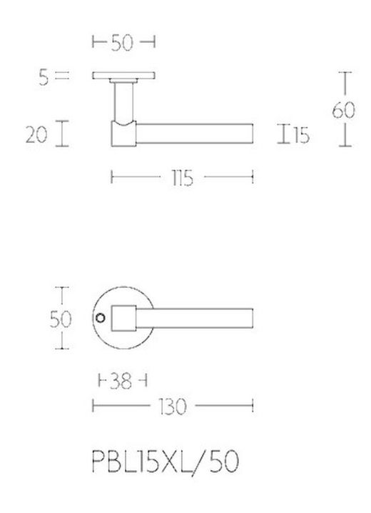 Manivelle PBL15XL/50 Formani One Piet Boon MM2725