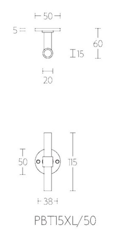 Manivelle PBT15XL/50 Formani One Piet Boon MM2726