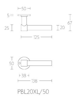 Manivelle PBL20XL/50 Formani One Piet Boon MM2728
