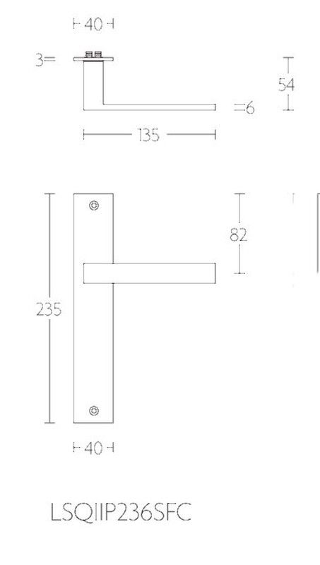 Manivelle LSQIIP236 Formani Carré MM0163