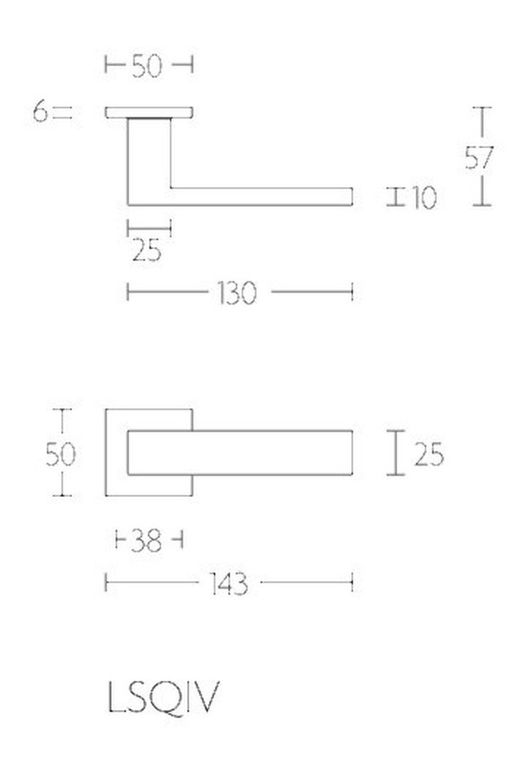 Manivelle LSQIV-G Formani Carré MM0164