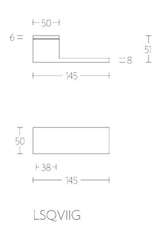 Manivelle LSQVII-G Formani Carré MM0167