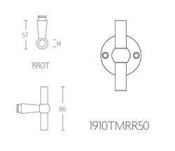 Manivelle 1910TMRR Formani Intemporelle 1910TMRR50