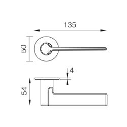 Manivelle GINKGO DND MM0680XX50