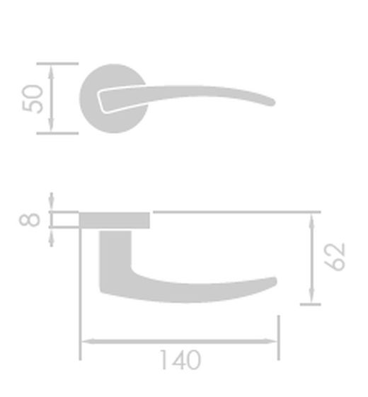Manivelle 806R8 Groël Fey MM0806