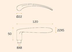 Manivelle IN.00.069 JNF MM1069IM05