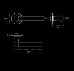 Manivelle IN.00.227.RC08M JNF MM0227TB