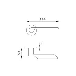 Manivelle DND MM0702XX50 LEVANTE