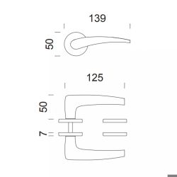 Manivelle linéaire DND MM0728XX50