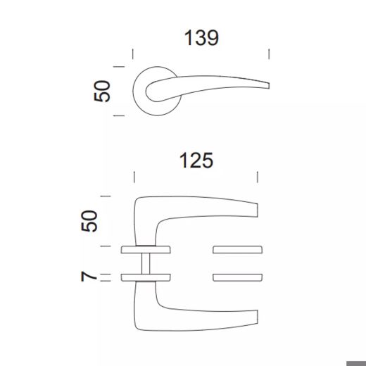 Manivelle linéaire DND MM0728XX50