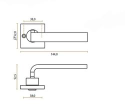 JOLIE J-2150-AB LIV manivelle bronze antique MM2150BRRQ
