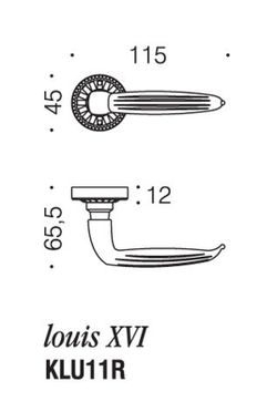 Manivelle Louis XVI Antologhia Colombo MM3130