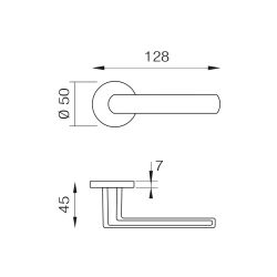 Manivelle légère DND MM0675LM50