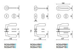Manivelle M264B PADDLE Olivari