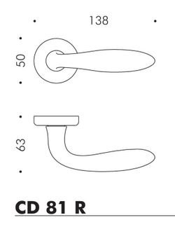 Manivelle CD81RSB Mach Colombo MM2081CM05