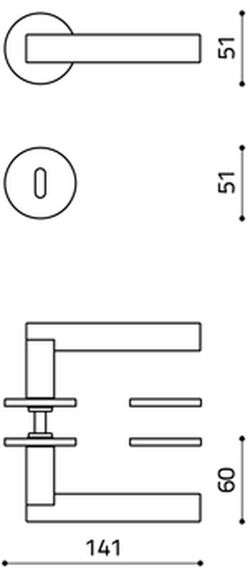 Manivelle Olivari EUCLIDE MM2229