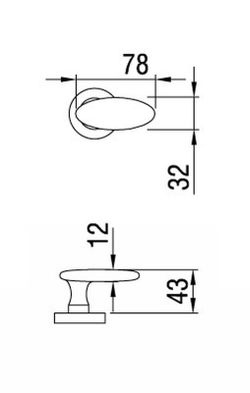 Manivelle 191MR003 Reguitti MM0191