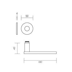 Manivelle courte DND MM0710XX50