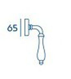 Manivelle de fenêtre classique Valencia Manital MV440