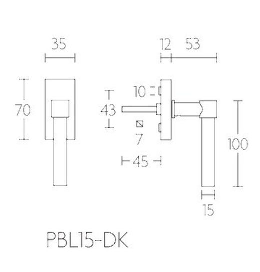 Poignée de fenêtre Formani One Piet Boon MV2715