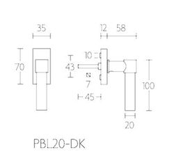 Poignée de fenêtre Formani One Piet Boon MV2720