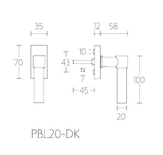 Poignée de fenêtre Formani One Piet Boon MV2720