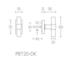 Manivelle de fenêtre Formani One Piet Boon MV2721