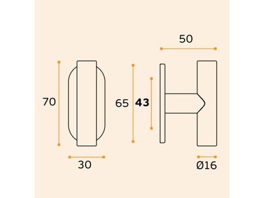Manivelle de fenêtre DEUXIÈME TOUR IN.00.059.43 JNF MV0072