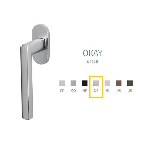 Manivelle de fenêtre K262B OKAY Olivari