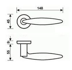 Manivelle De Valli H1015R8Y Ouest MM1015CM00