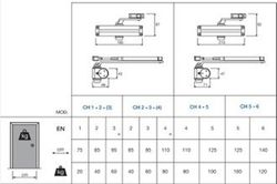 Ressort de ferme-porte Justor RM0112