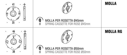 Ressort de levier Colombo MM005 MM006