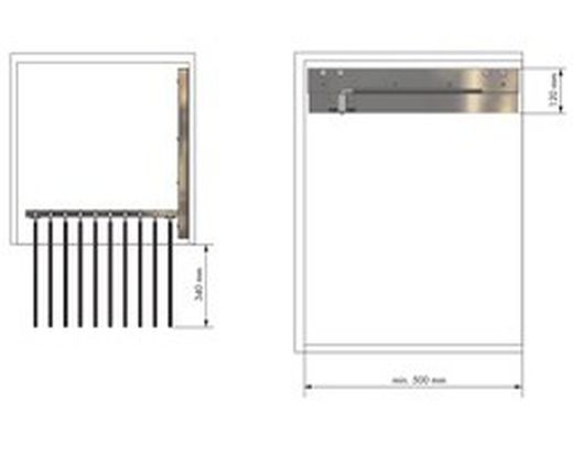 Porte-pantalons amovible IA3900CR50