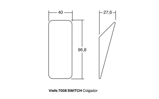 Vife VA4708 INTERRUPTEUR 7008 Support