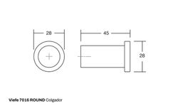 Cintre 7016 ROUND de Viefe VA4705