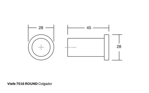 Cintre 7016 ROUND de Viefe VA4705
